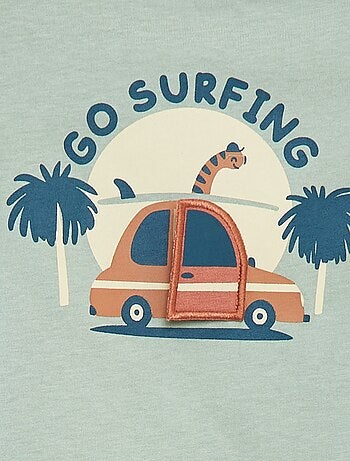 T-shirt à manches courtes avec animation