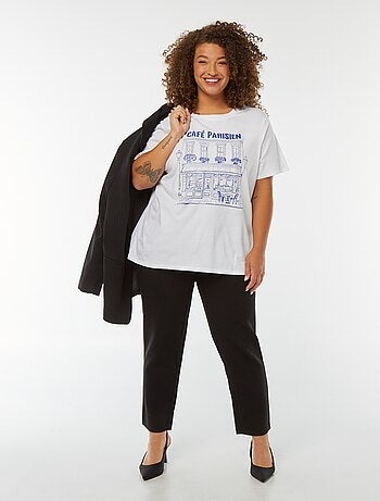 T-shirt à manches courtes avec imprimé