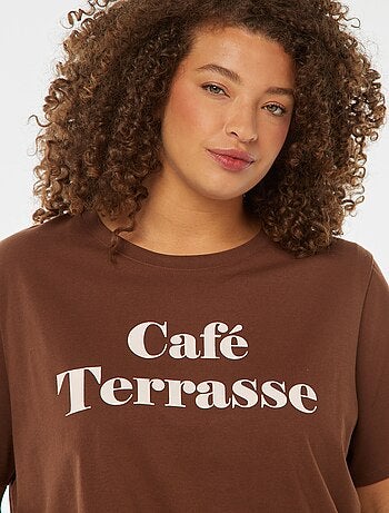 T-shirt à manches courtes avec imprimé