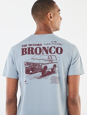 T-shirt à manches courtes avec imprimé poitrine