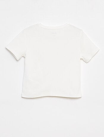 T-shirt à manches courtes avec nœuds décoratifs
