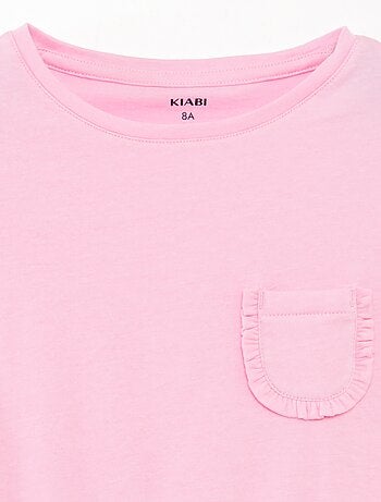 T-shirt à manches courtes avec poche poitrine