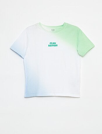 T-shirt à manches courtes avec tie and dye