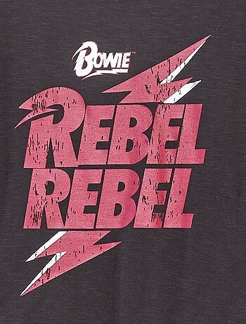 T-shirt à manches courtes 'David Bowie'