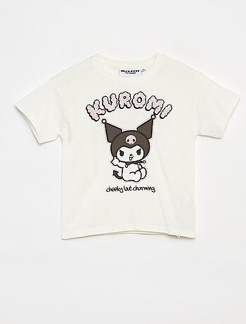 T-shirt à manches courtes 'Kuromi' 'Hello Kitty'