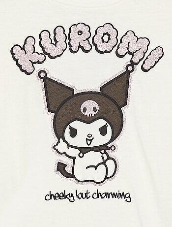 T-shirt à manches courtes 'Kuromi' 'Hello Kitty'