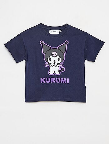 T-shirt à manches courtes 'Kuromi' 'Hello Kitty'