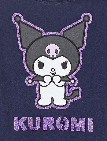 T-shirt à manches courtes 'Kuromi' 'Hello Kitty'
