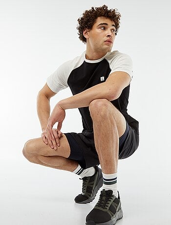 T-shirt à manches courtes raglan