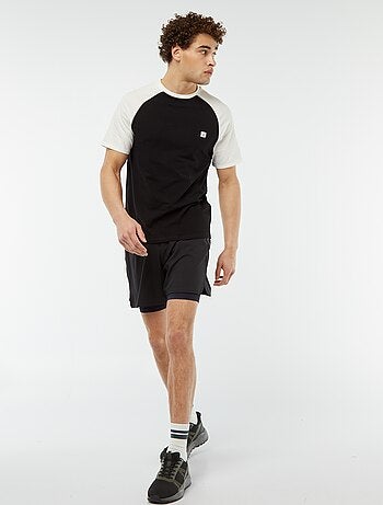 T-shirt à manches courtes raglan