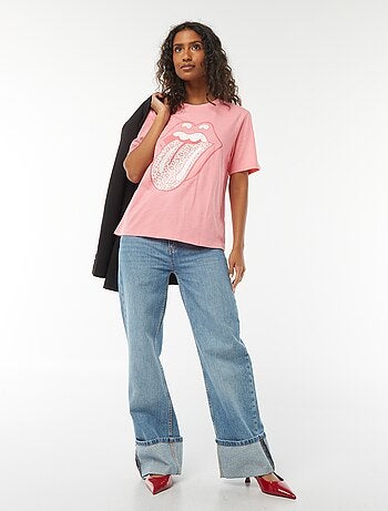 T-shirt à manches courtes 'Rolling Stones'