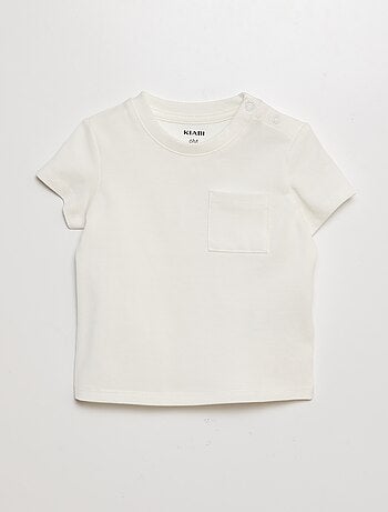 T-shirt à manches courtes uni