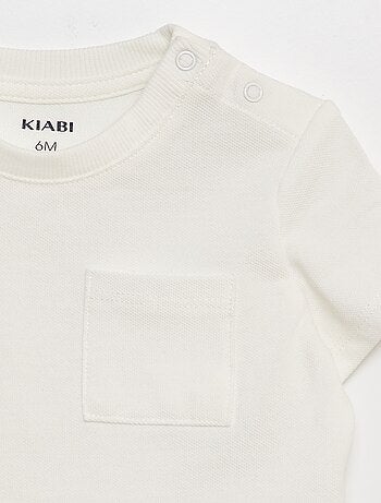 T-shirt à manches courtes uni