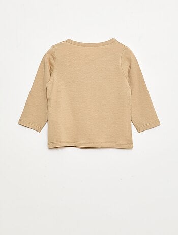 T-shirt à manches longues avec animation