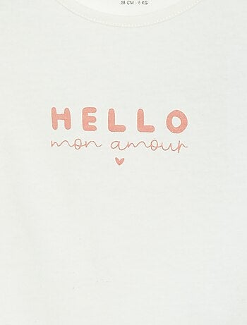 T-shirt à manches longues avec print