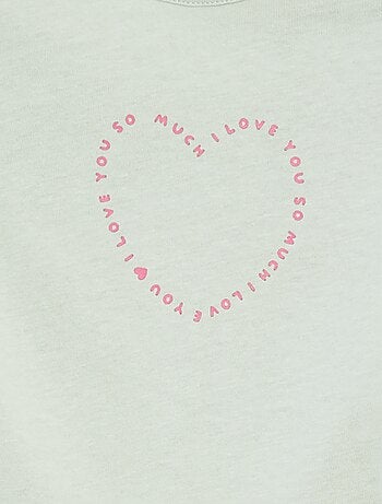 T-shirt à manches longues avec print