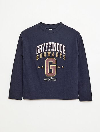 T-shirt à manches longues imprimé 'Harry Potter'