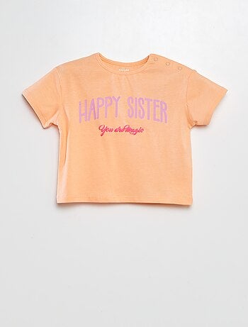 T-shirt à message pour les sœurs