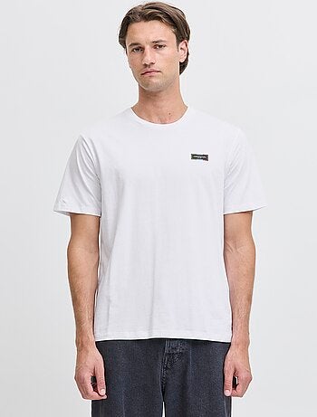 T-shirt à motif en coton