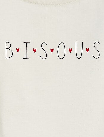 T-shirt avec emmanchures volantés