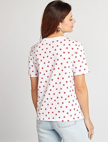 T-shirt avec message EVJF