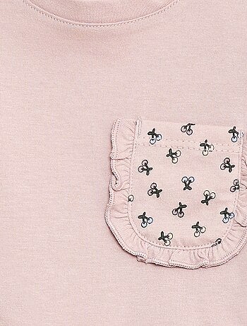 T-shirt avec poche fantaisie