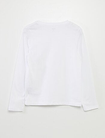 T-shirt basique à manches longues