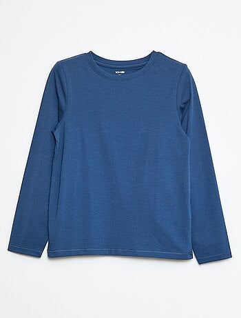 T-shirt basique à manches longues