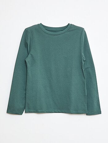 T-shirt basique à manches longues