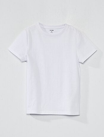 T-shirt basique en jersey uni