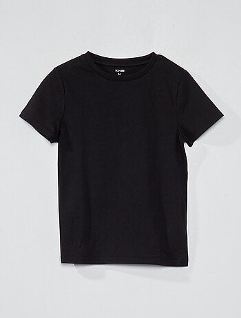 T-shirt basique en jersey uni