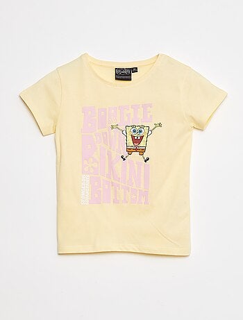 T-shirt 'Bob l'éponge' manches courtes