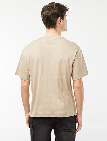 T-shirt col rond en coton