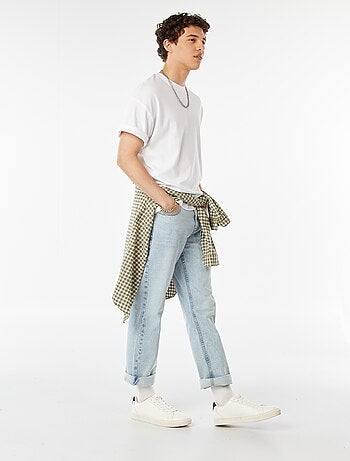 T-shirt col rond en coton