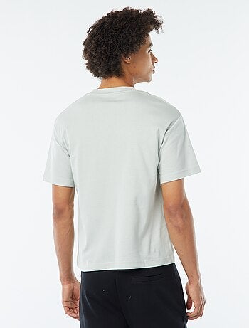 T-shirt col rond en coton