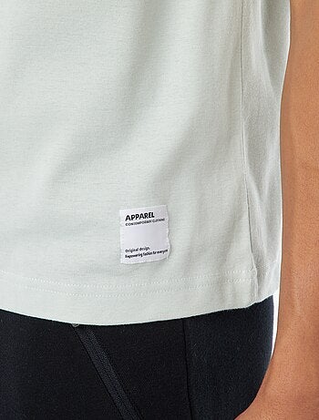 T-shirt col rond en coton