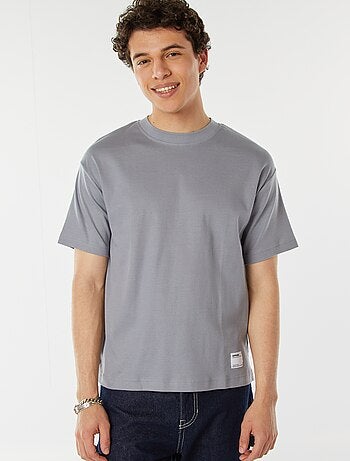 T-shirt col rond en coton