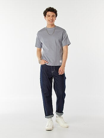 T-shirt col rond en coton