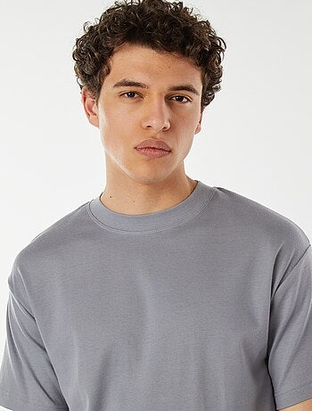T-shirt col rond en coton