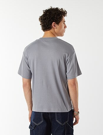 T-shirt col rond en coton