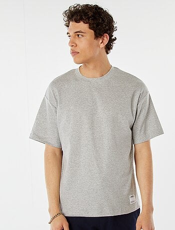 T-shirt col rond en coton