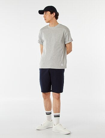 T-shirt col rond en coton