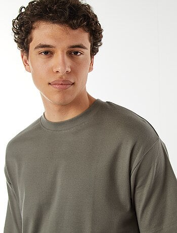 T-shirt col rond en coton