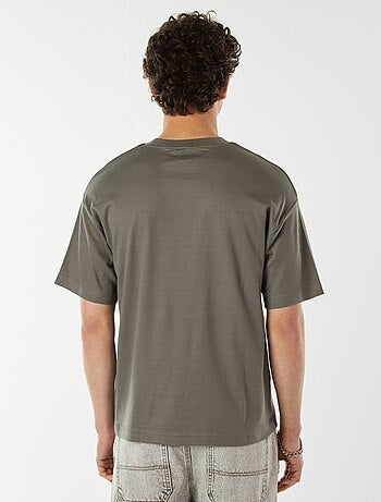 T-shirt col rond en coton