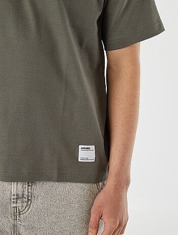 T-shirt col rond en coton