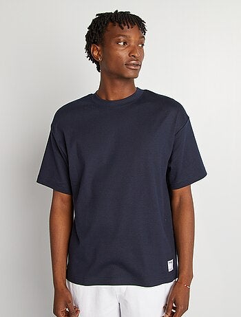 T-shirt col rond en coton