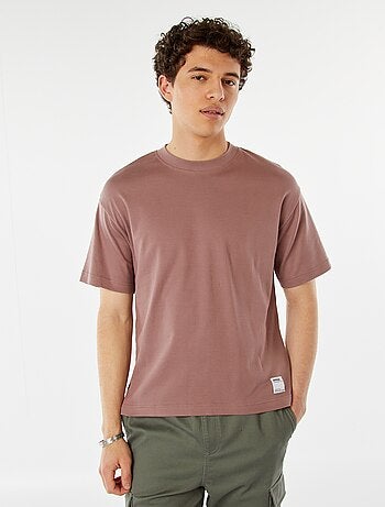 T-shirt col rond en coton