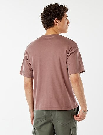 T-shirt col rond en coton