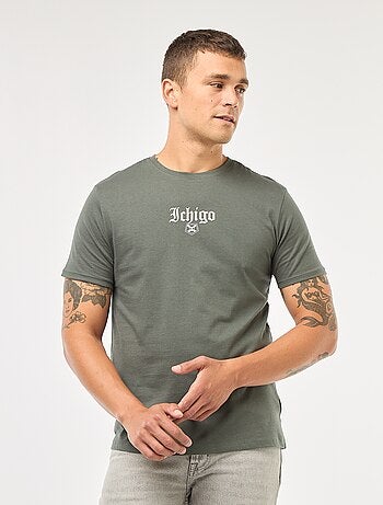 T-shirt col rond 'Sahinler' 'Bleach' en coton