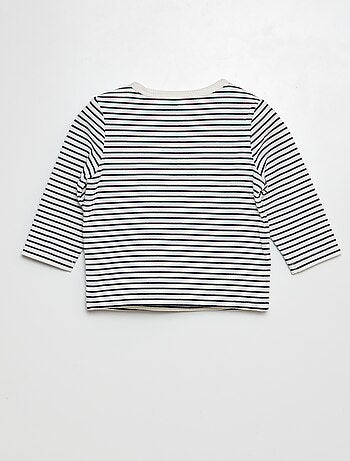 T-shirt col tunisien